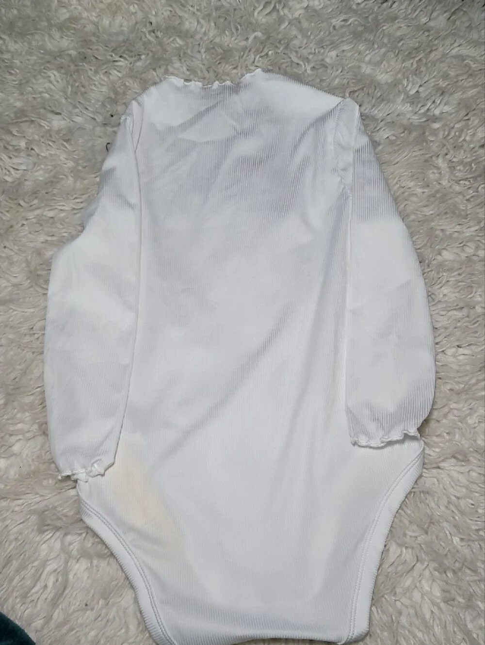 SHEIN Ribbed Long-Sleeve Baby Bodysuit Set in Pink, White & Black